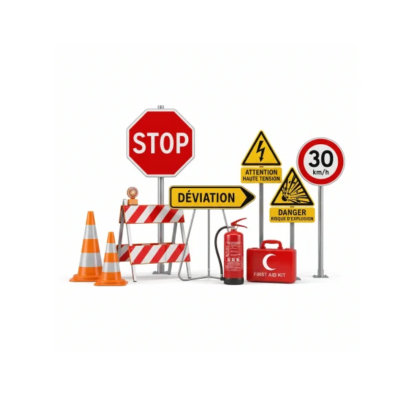 Cône de signalisation 75 cm
